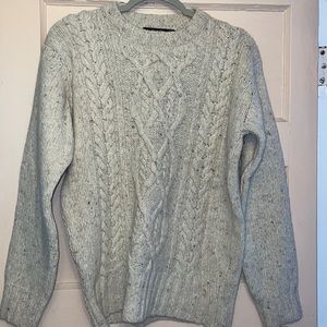 Irelandseye Wool Cashmere Blend Sweater Size Large NWT